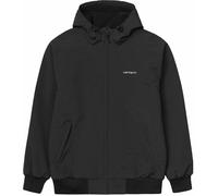 Carhartt WIP - Giacca idrorepellente foderata in pile - Hooded Sail Jacket Black White per Uomo in Nylon - Taglia L - Nero