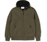 Carhartt WIP - Giacca idrorepellente foderata in pile - Hooded Sail Jacket Cypress Black per Uomo in Nylon - Taglia L - Kaki