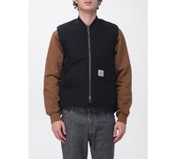 CARHARTT WIP Gilet utility in canvas Dearborn con collo bomber S Nero