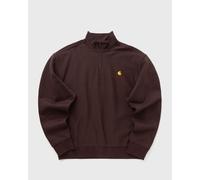 Carhartt WIP Half Zip American Script Sweat men Half-Zips brown in taglia:XL