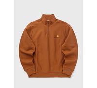 Carhartt WIP Half Zip American Script Sweat men Half-Zips|Sweatshirts brown in taglia:S