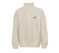 Carhartt Wip - Half Zip American Script Sweatshirt - - Sweatshirts & Hoodies - Uomo - Beige - 2XL