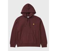 Carhartt WIP - Felpa ampia con cappuccio - Hooded American Script Sweat Amarone per Uomo in Cotone - Taglia XL - Bordeaux