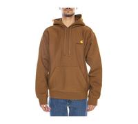 Carhartt Wip - Hooded American Script Sweatshirt - - Sweatshirts & Hoodies - Uomo - Marrone - L