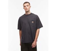 Carhartt WIP - Hudson - T-shirt lavaggio nero con tasca XS