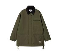 Carhartt Wip, ,Jackets ,Uomo ,Verde ,M Giacca in Nylon con Colletto in Velluto a Coste
