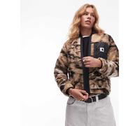 Carhartt WIP - Janet - Giacca in pile borg foderata mimetica-Multicolore L