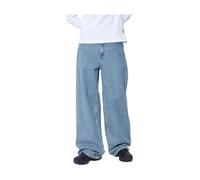 Carhartt Wip, ,Jeans ,Donna ,Blu ,W25 Jeans Gamba Larga Blu