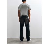 Carhartt WIP jeans Simple relaxed straight fit con lavaggio nero W38