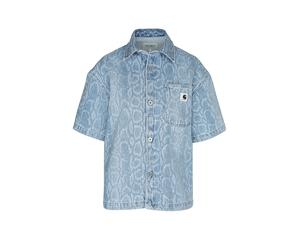 CARHARTT WIP Jeansbluse SNAKE LOVILIA blu | XS