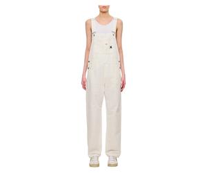 Carhartt Wip, ,Jumpsuits & Playsuits ,Donna ,Bianco ,M Bib Overall Straight
