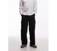 Carhartt WIP - Kade - Pantaloni cargo tecnici neri-Nero W33-34