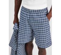 Carhartt WIP - Kander - Pantaloncini blu a quadri in coordinato W27-28