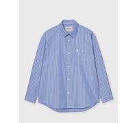 Carhartt WIP L/S Keene Shirt men Longsleeves blue in taglia:M