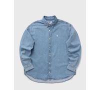 Carhartt Wip, ,Shirts ,Uomo ,Blu ,L L/S Lucas Shirt