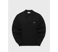 Carhartt WIP - Madison - Polo a maniche lunghe nera-Nero S