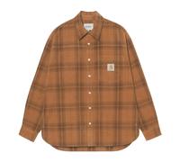 Carhartt Wip - L/S Wilber Shirt - - Shirts - Uomo - Marrone - XL