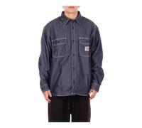 Carhartt Wip - Logo Front Jacket - -Shirts -Uomo -Blu -L