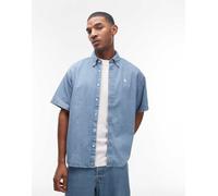 Carhartt WIP S/S Lucas Shirt men Overshirts blue in taglia:M