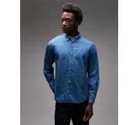 Carhartt WIP - Lucas - Camicia in denim lavaggio blu stonewash S