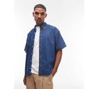Carhartt WIP - Lucas - Camicia in denim lavaggio medio-Blu XS