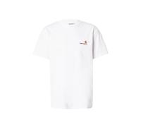 Carhartt WIP Maglietta 'American' oro / rosso scuro / bianco Uomo Carhartt WIP L oro / rosso scuro / bianco
