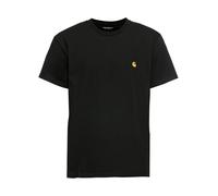 Carhartt - T-shirt - S/S Chase T-Shirt Black / Gold per Uomo - Nero Nero S