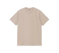 Carhartt Wip - Magliette in Cotone Chase Logo Nera - -Tops -Uomo -Beige -L