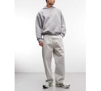 Carhartt WIP Mercer Single Knee Pant men Wide Jeans grey in taglia:M