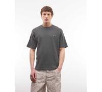 Carhartt WIP - Nelson - T-shirt nero slavato a nido d'ape S