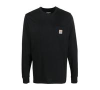 Carhartt Wip - Neri T-shirt e Polo in Seta e Nylon - - Tops - Uomo - Nero - M
