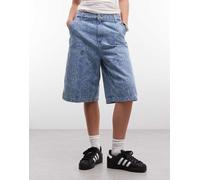 Carhartt WIP - Nixon - Pantaloncini al ginocchio blu con stampa pitonata M