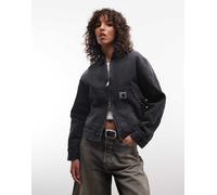 Carhartt WIP - OG Arcan - Giacca color nero slavato con zip doppia S