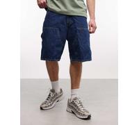 Carhartt WIP - Pantaloncini al ginocchio lavaggio medio-Blu W32