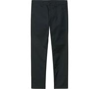 Carhartt WIP - Pantalone chino - Sid Pant Stretch Twill Black Rinsed per Uomo in Cotone - Taglia 30 US - Nero