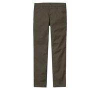 Carhartt WIP - Pantalone chino - Sid Pant Stretch Twill Cypress Rinsed per Uomo in Cotone - Taglia 36 US - Verde