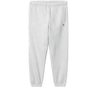 Carhartt WIP - Pantaloni da jogging - Chase Sweat Pant Ash Heather / Gold per Uomo in Cotone - Taglia S - Grigio