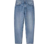 Carhartt WIP - Pantaloni in cotone organico - Newel Pant Light Used Wash Blue per Uomo in Cotone - Taglia 33 US