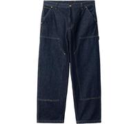 Carhartt WIP - Pantaloni in denim rinfozo - Nash Double Knee Pant Blue per Uomo - Taglia M