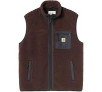 Carhartt WIP - Pile senza maniche in sherpa - Prentis Vest Liner Palisander Black per Uomo - Taglia M - Marrone