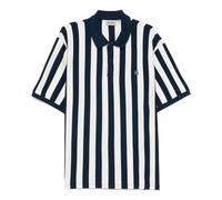 Carhartt Wip - Polo a Righe Jacquard Boynton - - Tops - Uomo - Bianco - S