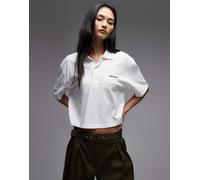 Carhartt WIP - Polo bianca con scritta-Bianco M