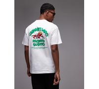 Carhartt WIP - Pronto - T-shirt ampia bianca con motivo-Bianco M