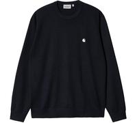 Carhartt WIP - Pull en laine mélangée - Madison Sweater Dark Navy Wax per Uomo in Nylon - Taglia S - Blu navy
