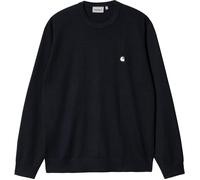 Carhartt WIP - Pull en laine mélangée - Madison Sweater Dark Navy Wax per Uomo in Nylon - Taglia XL - Blu navy