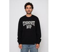 Carhartt Wip - Deck Sweater Black / White - Maglione Girocollo Uomo Nera Uomo Carhartt WIP - - Sweatshirts & Hoodies - Uomo - Nero - M