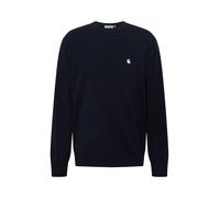 Carhartt WIP Pullover 'Madison' navy / bianco Uomo - Abbigliamento - Pullover e cardigan - Pullover - Pullover girocollo Carhartt WIP XL
