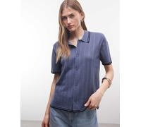 Carhartt WIP - Ramsey - Polo in maglia blu L