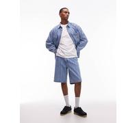 Carhartt WIP - Rylan - Pantaloncini di jeans ampi affusolati a righe in coordinato-Blu W32