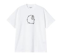 Carhartt Wip - S/S Barbwire C T-Shirt - - Tops - Uomo - Bianco - L